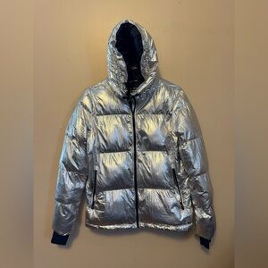 Silver Puffer Jacket